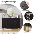 Cómoda para Dormitorio, Cómoda de 6 Cajones, Cómoda Moderna, Organizador de Cajones de Madera para Dormitorio, Sala de Estar, Pasillo, Entrada