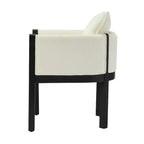 Christopher Knight Home Diana - Sillones modernos de lino tapizados con madera de caucho (juego de 2)