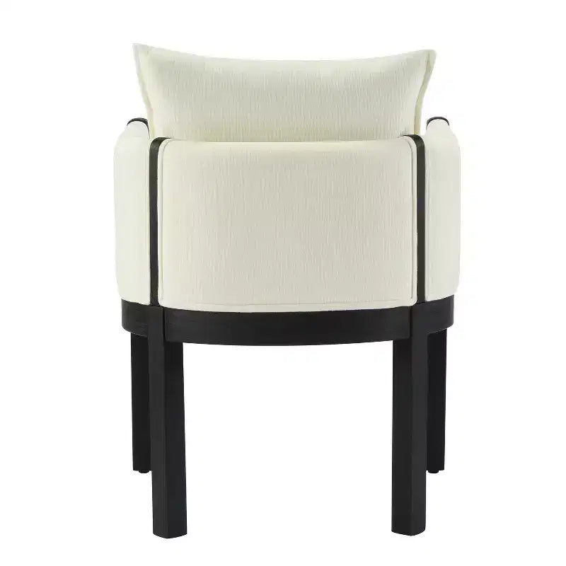 Christopher Knight Home Diana - Sillones modernos de lino tapizados con madera de caucho (juego de 2)