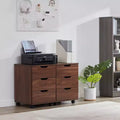 PexFix 3 Drawer Vertical File Cabinet Rolling Wooden Mobile Under Desk with Casters for Home Office