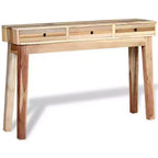 vidaXL Mesa Consola de Madera Maciza Reciclada
