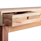 vidaXL Mesa Consola de Madera Maciza Reciclada