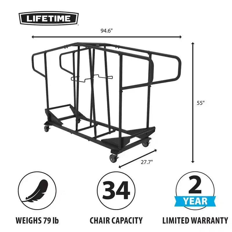 Carrito para Sillas Lifetime 34 (80976)