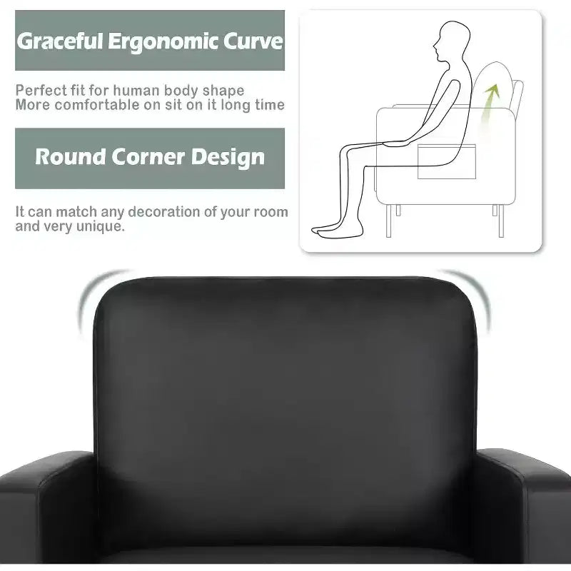 TYBOATLE Juego de Muebles de Sala de Estar de 3 Piezas con USB, Sofá Moderno de 3 Plazas, Sofá de Dos Plazas y Sillón para Espacios Pequeños