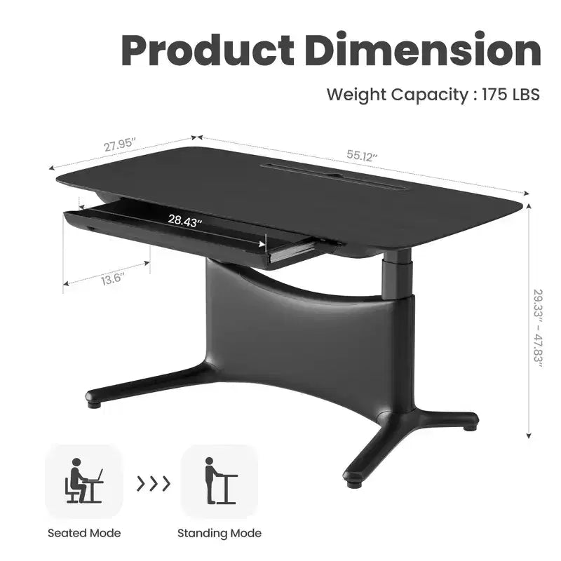LumiDesk Escritorio Eléctrico Ajustable en Altura Todo en 1 Inteligente, Modular y Ergonómico