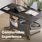LumiDesk Escritorio Eléctrico Ajustable en Altura Todo en 1 Inteligente, Modular y Ergonómico
