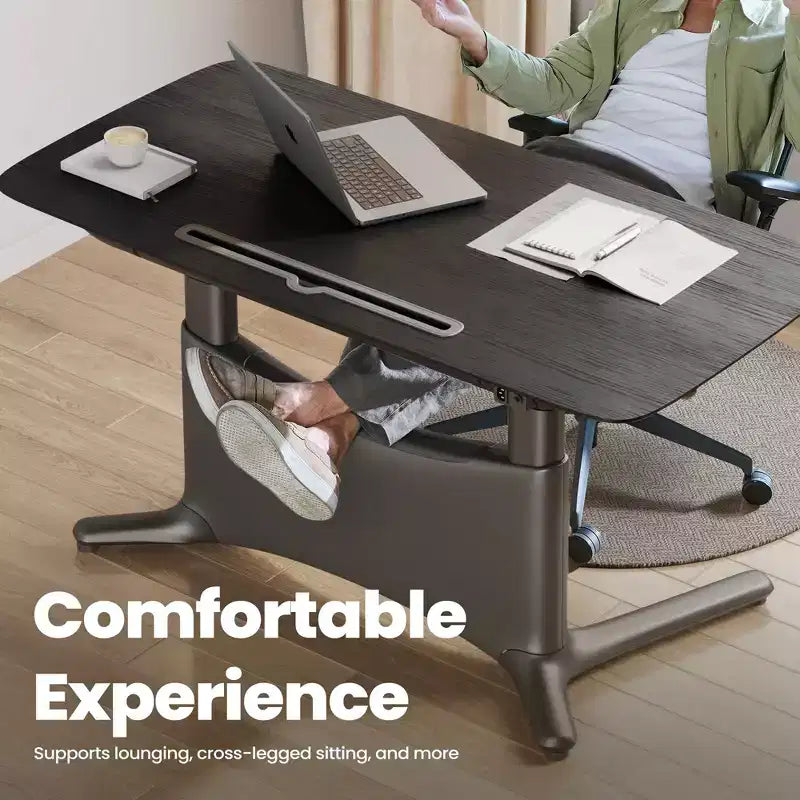 LumiDesk Escritorio Eléctrico Ajustable en Altura Todo en 1 Inteligente, Modular y Ergonómico