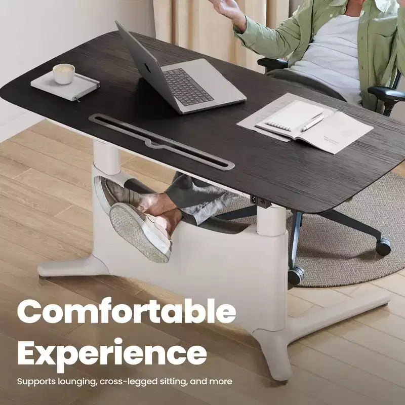 LumiDesk Escritorio Eléctrico Ajustable en Altura Todo en 1 Inteligente, Modular y Ergonómico