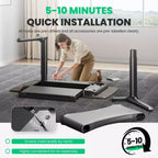 LumiDesk Escritorio Eléctrico Ajustable en Altura Todo en 1 Inteligente, Modular y Ergonómico