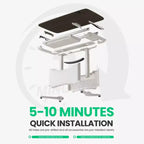 LumiDesk Escritorio Eléctrico Ajustable en Altura Todo en 1 Inteligente, Modular y Ergonómico