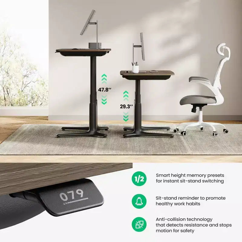 LumiDesk Escritorio Eléctrico Ajustable en Altura Todo en 1 Inteligente, Modular y Ergonómico