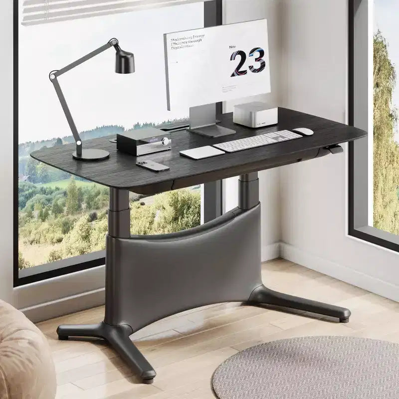 LumiDesk Escritorio Eléctrico Ajustable en Altura Todo en 1 Inteligente, Modular y Ergonómico