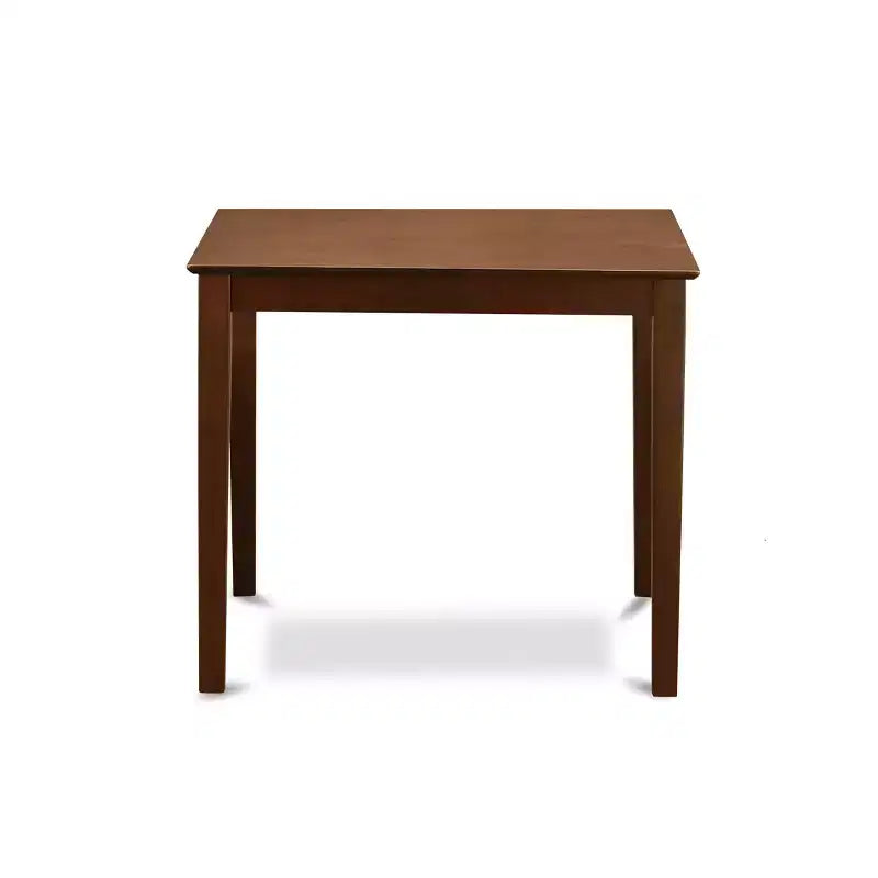 Juego de mesa HomeStock Belmont de 3 piezas, altura de mostrador, caoba