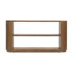 Mesa consola multifuncional moderna Brad para entrada con estantes abiertos de Christopher Knight Home