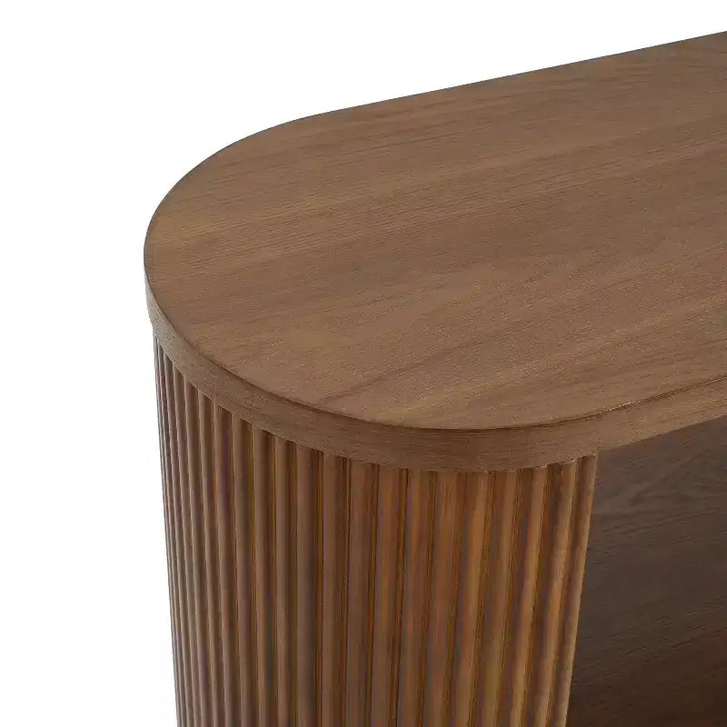 Mesa consola multifuncional moderna Brad para entrada con estantes abiertos de Christopher Knight Home