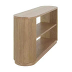 Mesa consola multifuncional moderna Brad para entrada con estantes abiertos de Christopher Knight Home