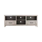 Mueble de TV TROPOW para televisores de hasta 70 pulgadas, centro de entretenimiento, consola multimedia con cajones, estante abierto, amplio espacio de almacenamiento, aparador de cocina
