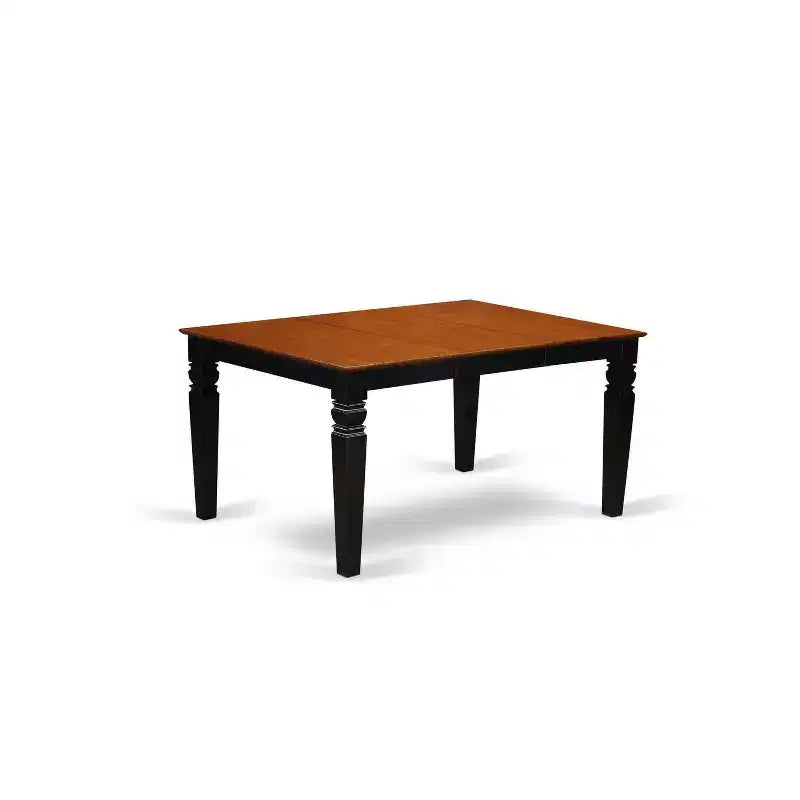 HomeStock en mesa de comedor rectangular con extensión de 18 pulgadas