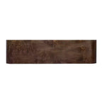 Mesa Consola Arqueada con Almacenamiento, Mesa de Entrada de Madera Minimalista con Cajones para el Recibidor