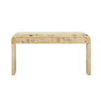 Mesa Consola Arqueada con Almacenamiento, Mesa de Entrada de Madera Minimalista con Cajones para el Recibidor