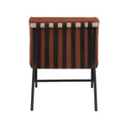 Meridian Furniture, Sillón decorativo de piel vegana Burke