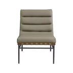 Meridian Furniture, Sillón decorativo de piel vegana Burke
