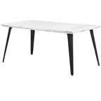 Mesa de comedor Homy Casa Moderna Industrial, mesa rectangular de 62.9 para 4 personas, para cocina o comedor