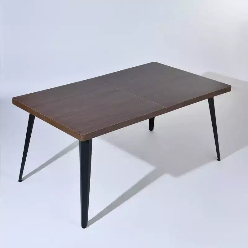 Mesa de comedor Homy Casa Moderna Industrial, mesa rectangular de 62.9 para 4 personas, para cocina o comedor