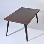 Mesa de comedor Homy Casa Moderna Industrial, mesa rectangular de 62.9 para 4 personas, para cocina o comedor