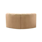 Meridian Furniture, Sofá Modular de Terciopelo Arc