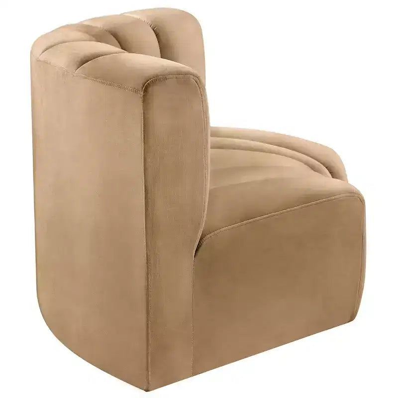 Meridian Furniture, Sofá Modular de Terciopelo Arc