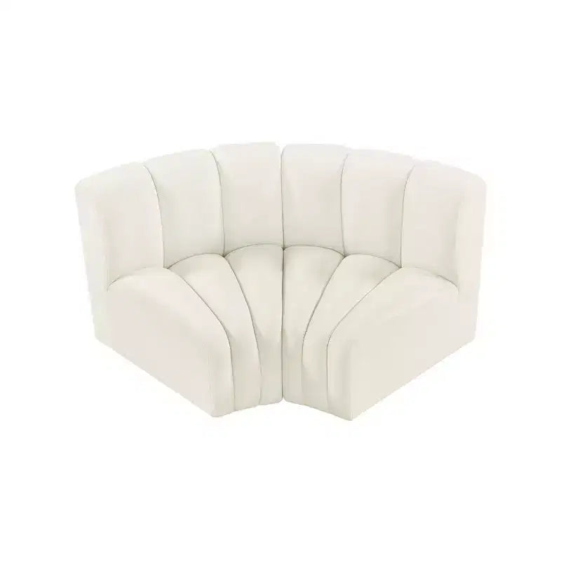 Meridian Furniture, Sofá Modular de Terciopelo Arc