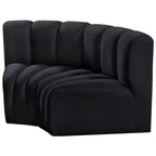 Meridian Furniture, Sofá Modular de Terciopelo Arc