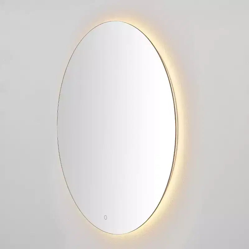 Espejo redondo LED de aluminio Ashden 36 - LMR1004 - Plateado - Safavieh