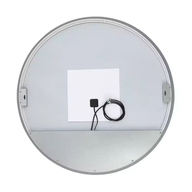 Espejo redondo LED de aluminio Ashden 36 - LMR1004 - Plateado - Safavieh