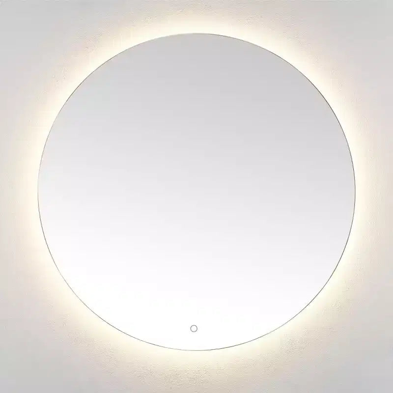 Espejo redondo LED de aluminio Ashden 36 - LMR1004 - Plateado - Safavieh