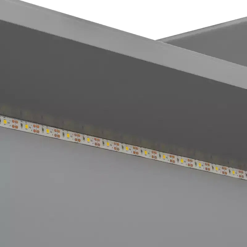 Cama de día Whisen tamaño completo con estantes de almacenamiento, cajones, estación de carga, luz LED, escritorio, cabecera y respaldo tapizados