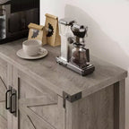 Mesas de sofá con doble puerta, mesa consola con estante de almacenamiento y estante abierto, mesa consola de madera, mesa de entrada para cocina, comedor