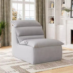 Sillón puff, sofá perezoso de suelo con espuma de alta resiliencia, base antideslizante, pufs para adultos, silla para chimenea para sala de estar o dormitorio