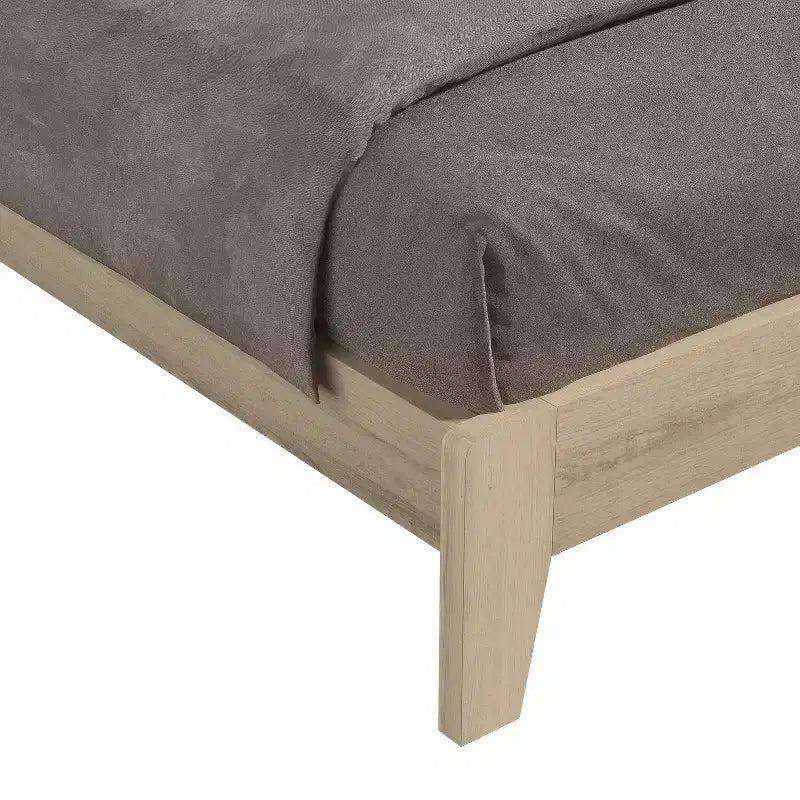 Cama Galano King Abby Serene con cabecero Oslo Oak