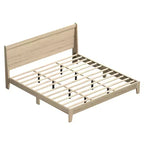 Cama Galano King Abby Serene con cabecero Oslo Oak