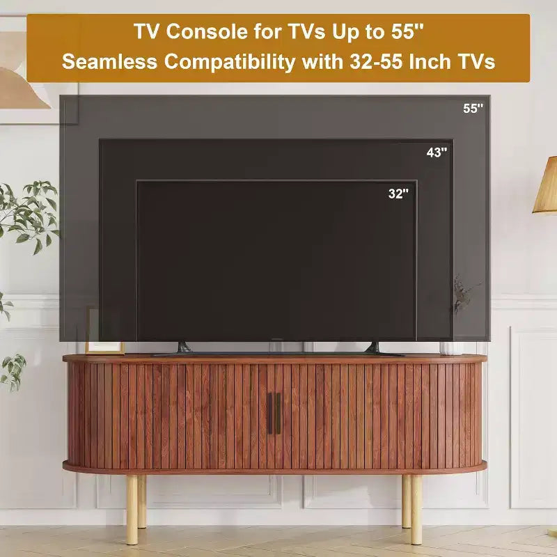 Mueble para TV de 65 pulgadas, Mueble de TV con almacenamiento, Centro de entretenimiento moderno para sala de estar, pasillo, dormitorio