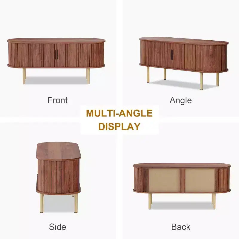 Mueble para TV de 65 pulgadas, Mueble de TV con almacenamiento, Centro de entretenimiento moderno para sala de estar, pasillo, dormitorio