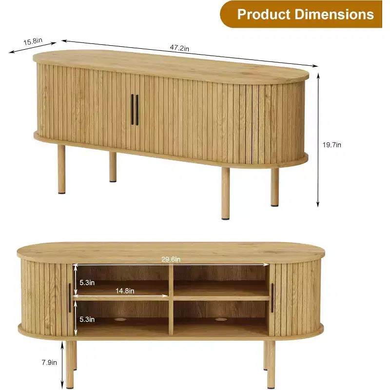 Mueble para TV de 65 pulgadas, Mueble de TV con almacenamiento, Centro de entretenimiento moderno para sala de estar, pasillo, dormitorio