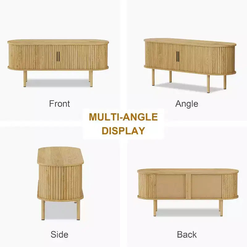 Mueble para TV de 65 pulgadas, Mueble de TV con almacenamiento, Centro de entretenimiento moderno para sala de estar, pasillo, dormitorio