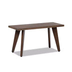 Banco de madera maciza de roble rojo Jennifer Taylor Home Capri 35.5