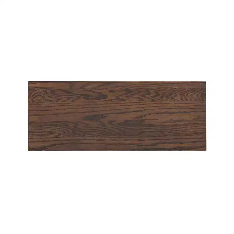 Banco de madera maciza de roble rojo Jennifer Taylor Home Capri 35.5