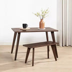 Banco de madera maciza de roble rojo Jennifer Taylor Home Capri 35.5