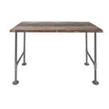 RESTORE Trail Brown Solid Wood Office Desk by Pipe Decor