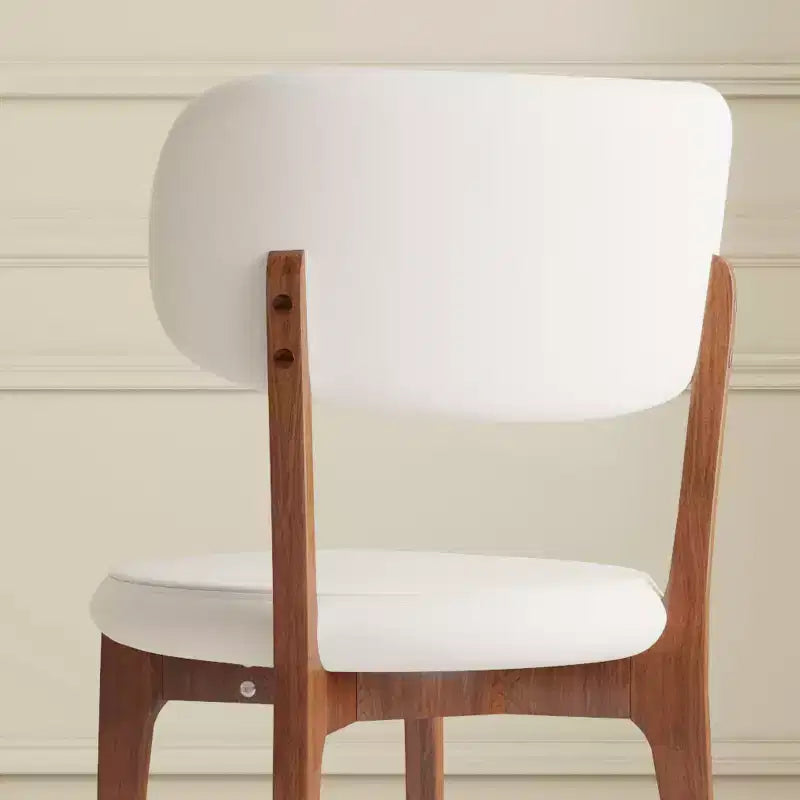 Okak Sillas de comedor sin brazos de estilo moderno para el hogar, para cocina, comedor, de cuero sintético tapizadas, juego de 2